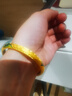 金至尊（3D-GOLD)青綠江山黃金手鐲足金999鏤空花絲古法琺瑯金鐲子生日禮物計(jì)價(jià) 54號總重32.00克（金重31.94克） 曬單實(shí)拍圖