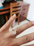 DRAGBOLL鉆戒真鉆莫桑鉆雪花扭臂結婚求婚戒指紀念日送女友生日禮物 定制請聯(lián)系客服 2克拉鉆石 曬單實(shí)拍圖
