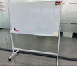 BBNEW 90*120cm 雙面磁性白板支架式 可移動(dòng)升降翻轉(zhuǎn)寫字板 會(huì)議辦公 家用教學(xué)兒童黑板 NEWV90120-W 曬單實(shí)拍圖