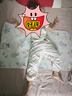 巴帝巴帝夏季嬰幼兒童防蚊褲純棉運(yùn)動長褲男女寶寶童裝 淺粉 帳篷兔 110 曬單實拍圖