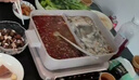 美的（Midea）電火鍋火鍋專(zhuān)用鍋多功能鍋料理烤肉鍋分體式多功能一體電鍋0氟鈦陶電煮鍋HGS352866S 曬單實(shí)拍圖