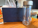 水宜生純鈦玻璃杯雙層防燙抗菌鵝蛋杯便攜抑菌高檔泡茶杯水晶杯子禮盒裝 鈦晶銀【禮盒包裝】 曬單實(shí)拍圖