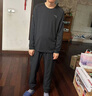 安踏速干大師丨長(cháng)袖t恤男秋季健身衣跑步吸濕速干衣訓練透氣運動(dòng)上衣 曬單實(shí)拍圖