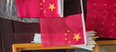 優(yōu)和（UHOO）國慶手持旗小紅旗手搖旗國旗小五星紅旗小旗子帶桿小旗桿 8號小國旗帶桿（50面+50桿+32貼紙）6198 曬單實(shí)拍圖