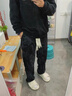 卡圖弛燈芯絨潮流扎染休閑褲子男秋季美式hiphop痞帥衛(wèi)褲運(yùn)動(dòng)百搭闊腿褲 黑色 XL 曬單實(shí)拍圖