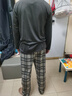 FitonTon[7A抑菌防螨]男士睡衣男純棉夏秋季情侶睡衣男士可外穿家居服男 曬單實(shí)拍圖