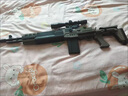 男孩mk14妹控模型電動(dòng)連發(fā)玩具槍CF游戲同款cos下 兵鋒mk14 +倍鏡+支架 配1塊11.1 V鋰電池 曬單實(shí)拍圖