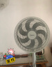 美的（Midea）電風(fēng)扇 家用七葉立式落地扇宿舍臥室輕音節(jié)能搖頭桌面小風(fēng)扇大風(fēng)力空氣循環(huán)風(fēng)扇 SAF30AC  曬單實(shí)拍圖
