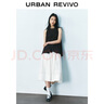UR2025夏季新款女裝時尚休閑肌理感無袖罩衫襯衫UYY250044 正黑 (偏寬松) S 曬單實拍圖