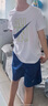 NIKE3BRAND 耐克童裝純棉【短袖T恤+短褲2件套】夏季兒童運動套裝 曬單實拍圖