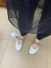 ZARA2025夏季新品女鞋白色金屬系帶飾圓頭時(shí)尚平底單鞋芭蕾鞋 2520510 白色 38 曬單實(shí)拍圖