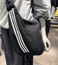 阿迪達斯 （adidas）三葉草單肩包女包2025夏季新款休閑包云朵包腋下包運動包 JP0146 NS 曬單實拍圖