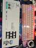 狼蛛（AULA）HERO 68HE Ultra鋁坨坨磁軸鍵盤(pán)RT電競(jìng)游戲客制化機(jī)械有線RGB燈效萬(wàn)磁王軸無(wú)畏契約8K回報(bào)率 68Ultra 電泳粉色【粉皇磁軸】碳定位板 曬單實(shí)拍圖