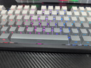 狼蛛（AULA）F108pro客制化機械鍵盤(pán) 無(wú)線(xiàn)藍牙三模連接 多功能顯示屏 Gasket結構 RGB燈效 108鍵盤(pán)電腦游戲辦公 F108Pro微塵灰【焦糖拿鐵軸】8000mAH 曬單實(shí)拍圖