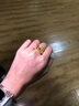 碧霓999.9黃金戒指男 福氣足金指圈男士大氣可調(diào)活口戒 軟金條工藝戒 足金999.9 約3.1克 曬單實(shí)拍圖