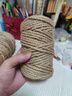 壽禾麻繩捆綁園藝裝飾貓抓板 麻繩5mm約50米(配膠水/花邊/扣子/小花) 曬單實(shí)拍圖