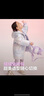 波司登（BOSIDENG）羽絨服兒童中長(cháng)款連帽加厚新國標90絨商場(chǎng)同款外套 流沙星河粉紫9BA1 130 /64 曬單實(shí)拍圖