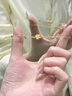 老鳳祥四葉草黃金手鏈女足金轉(zhuǎn)運(yùn)珠七夕情人節(jié)生日禮物女禮物送女友老婆 【今/次日達(dá)】足金四葉草吊墜+贈(zèng)925銀手鏈 曬單實(shí)拍圖