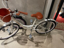 361度大兒童自行車(chē)女學(xué)生公主單車(chē)6-18歲雙剎舒適腳踏單車(chē)帶車(chē)簍后座架 輻條輪 【奶油白】98%已安裝 24寸【身高145-170cm】約8-18歲 曬單實(shí)拍圖