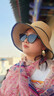 JIOESC披肩女外搭氣質(zhì)2025年新款高級感云南旅游海邊防曬絲巾紗巾披風(fēng) 干枯玫瑰粉 【90cm*180cm】 曬單實(shí)拍圖