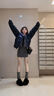 浪莎灰色毛呢短裙女半身裙冬季2025新款高腰顯瘦a字裙緊身辣妹包臀裙 曬單實(shí)拍圖