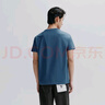 太平鳥(niǎo)男裝 易打理短袖T恤男打底純色衣服情侶體恤潮冰氧吧 霧霾藍第二批 L 曬單實(shí)拍圖
