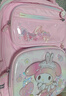Hello Kitty庫洛米書包小學(xué)女生三二一年級女童護脊減負兒童美樂蒂651A粉 曬單實拍圖