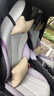 萊跡汽車(chē)腰枕頸枕可愛(ài)枕一對真皮記憶棉頭枕腰靠套裝靠背汽車(chē)用品 透氣體驗款備注顏色頸枕一個(gè) 曬單實(shí)拍圖