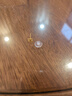 六福珠寶 黃金耳釘英文字母H光影金(單只)足金耳釘 總重約0.40克 曬單實(shí)拍圖