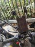 HAWEIWIND電動(dòng)車手機(jī)架摩托車手機(jī)機(jī)支架防震電瓶車自行車外賣騎手導(dǎo)航裝備 黑色后視鏡款送扳手螺絲 曬單實(shí)拍圖