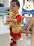 WVD國際品牌周歲禮服男寶寶夏季一歲抓周服女嬰童生日宴會(huì)套裝旗袍唐裝中國風(fēng) 短袖短褲帽+上衣+褲子 短袖短褲 均碼 曬單實(shí)拍圖