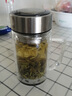 麥?zhǔn)嫣氐聡p層隔熱高硼玻璃杯男款保溫杯大容量辦公室泡茶水杯帶把手款 帶把手鋼本色360ml 曬單實(shí)拍圖
