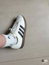 adidas T頭鞋 VL COURT復古板鞋德訓鞋男女阿迪達斯輕運動(dòng) 漢玉白/黑色/樹(shù)脂黃   41 曬單實(shí)拍圖
