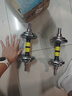 華亞（HUAYA） 電鍍啞鈴男士杠鈴套裝組合可調節家用運動(dòng)健身器材 10kg（左右各5公斤）+連接桿 曬單實(shí)拍圖
