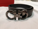 菲拉格慕（Ferragamo）腰帶男皮帶商務(wù)正裝 雙面3.5CM寬 可自由裁剪 送男友禮物 禮盒裝 675542 689112槍扣 黑啡雙面 曬單實拍圖