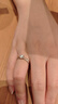 DR.KU人工培育鉆石一克拉鉆戒VVS2求婚戒指微鑲小鉆結(jié)婚生日情人節(jié)禮物 50分培育鉆戒/D級(jí)/3EX/VVS2 開口（可調(diào)節(jié)大小） 曬單實(shí)拍圖