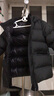 帕西爺爺兒童羽絨服加厚中長(zhǎng)2025新款外套寶寶嬰男女大防風(fēng)保暖冬裝2367A 黑色 110 曬單實(shí)拍圖