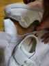 巴布豆童鞋幼兒園室內鞋小白鞋男女寶寶學(xué)步鞋兒童防滑鞋子經(jīng)典白 28碼 曬單實(shí)拍圖