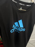 阿迪達(dá)斯 （adidas）短袖男春夏跑步休閑運(yùn)動(dòng)服圓領(lǐng)健身速干T恤 黑藍(lán)JUDO M  曬單實(shí)拍圖
