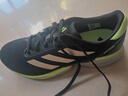 adidas領(lǐng)航系列Supernova Eterno舒適隨心暢跑慢跑鞋男女阿迪達斯 黑色/亮金屬鐵灰/綠   44 曬單實拍圖