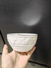 迪士尼陶瓷碗盤(pán)餐具套裝黑白輕奢簡(jiǎn)約極簡(jiǎn)西式中餐高顏值可微波爐 4.5英寸白色飯碗 1件套 曬單實(shí)拍圖