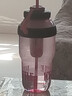 【京東物流】水杯冰霸吸管杯高顏值學(xué)生茶水分離大容量杯子 肚肚杯1個(gè)-玫紅色 曬單實(shí)拍圖