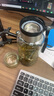 【送杯套】大容量加厚玻璃杯子便攜噸噸杯茶水分離帶杯套泡茶水杯 透明 1000ml噸噸桶 1只裝 曬單實(shí)拍圖