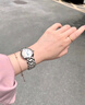 瑞士Longines浪琴心月手表女士防水時(shí)尚月相系列專(zhuān)用鑲鉆石英女表 羅馬月相白盤(pán) 30.5mm 曬單實(shí)拍圖