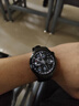 華為（HUAWEI）【七夕情人節(jié)禮物】WATCH 5智能手表鴻蒙AI運動eSIM獨立通話X-TAP智感窗體溫血氧呼吸監(jiān)測腕上小藝 42mm幻月黑-黑色氟橡膠表帶 曬單實拍圖