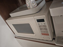 美的（Midea）小滋味系列微波爐變頻家用奶油風(fēng)百搭復古轉盤(pán)式一級能效微波爐以舊換新20L（M2H2） 曬單實(shí)拍圖