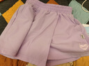 班尼路童裝女童裙褲兒童運動(dòng)半身裙夏季女孩涼感速干褲網(wǎng)球訓練服夏裝 紫BNL抱心兔粉硅膠印XS 130 【推薦體重45-56斤】 曬單實(shí)拍圖