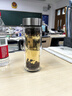 希諾（HEENOOR）雙層玻璃杯男家用商務(wù)辦公泡茶杯子過濾車載水杯XN-9302 345mL 曬單實(shí)拍圖