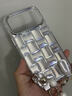 品盟（PISMEXOK）適用于蘋果iPhone17/16/15promax手機(jī)殼銀色透明水晶方塊閃鉆掛繩保護(hù)套創(chuàng)意個(gè)性網(wǎng)紅女外殼 銀色冰塊+手提鏈【贈(zèng)鏡頭膜】 iPhone 17 Pro Max 曬單實(shí)拍圖