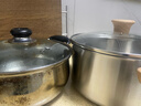 蘇泊爾（SUPOR）嬰童級316L不銹鋼湯鍋 燃氣灶電磁爐通用 加厚煮鍋煮面煮粥燉鍋 【帶蒸格】直徑 24cm 曬單實(shí)拍圖